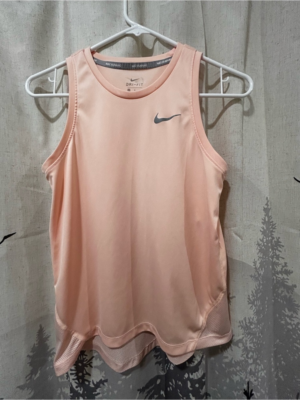 Nike Peach Sleeveless Dri-FIT Tank Top